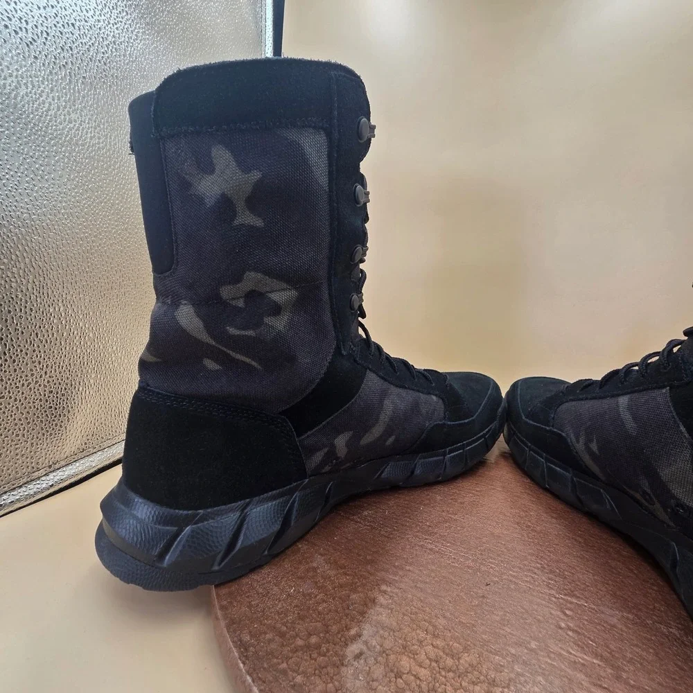Oakley Light Assault 2 Tactical Boots Mens 11.5 Black Multicam 11188 Camo Suede